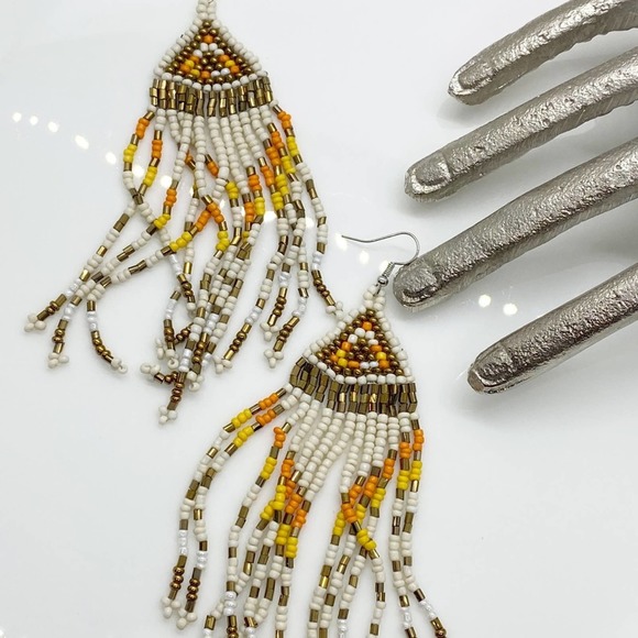 Free People Jewelry - NEW Summer Vacation Beaded Earrings